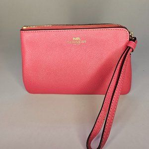 COACH Corner Zip Wristlet
